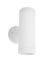 Heronia Aplika Toixou/Spot Exoterikou Xorou Plastiko C-02 UP-DOWN Lefko 2GU10 LED 9X16cm 15-0037